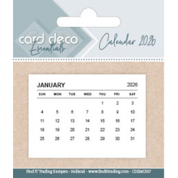 Card Deco Essentials - Kalender 2026