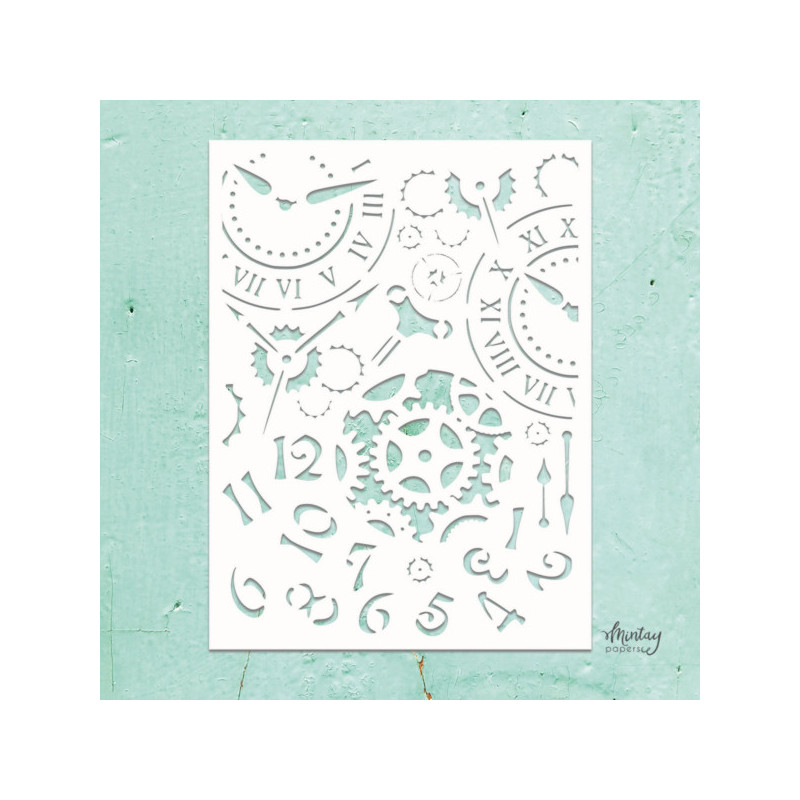 Mintay Papers - Stencil 6x8 - Mixed 7