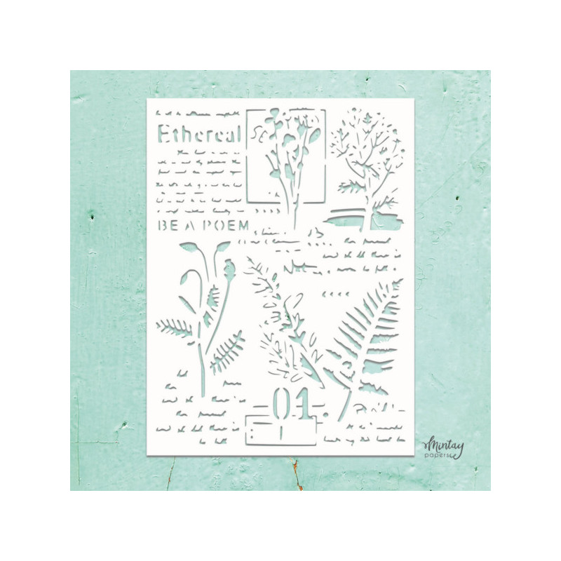 Mintay Papers - Stencil 6x8 - Mixed 8