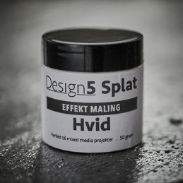 Design5 - Splat - Effekt Maling - Hvid