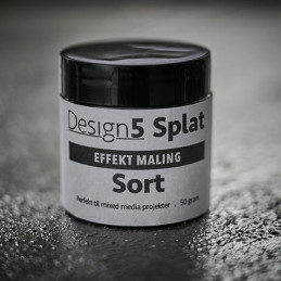 Design5 - Splat - Effekt Maling - Sort