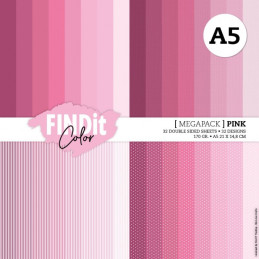 Card Deco Essentials - Megapack A5 - Pink