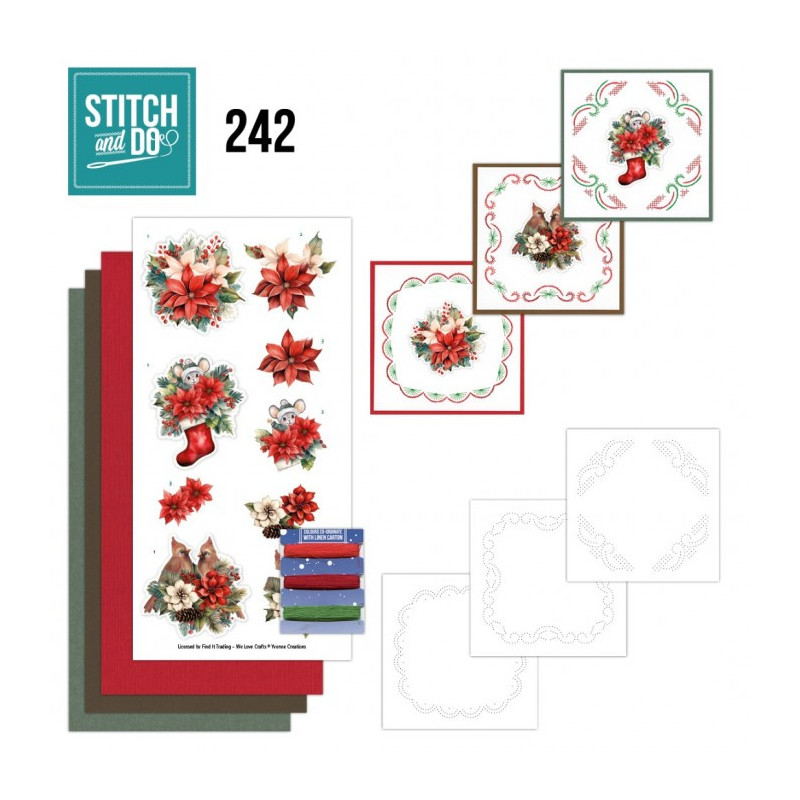 Stitch And Do 242 - Floral Christmas