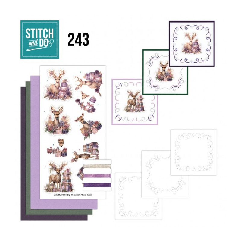 Stitch And Do 243 - Pastel Purple Christmas