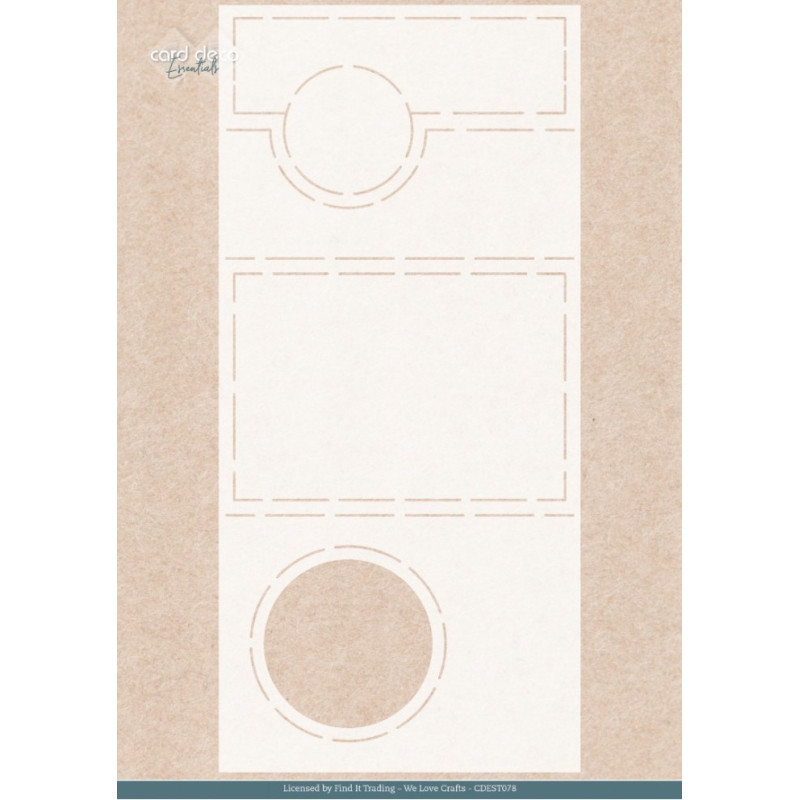 Card Deco Essentials - Stencil A4 - Card