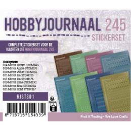Hobbyjournaal Stickerset 245