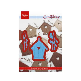 Marianne Design - Creatables - Willow Cats & Birdhouse - LR0515