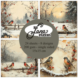By Lene - Papirpakke 15x15 - Early Christmas - BLP067