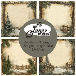 By Lene - Papirpakke 15x15 - Early Christmas - BLP067