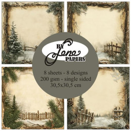 By Lene - Papirpakke 30x30 - Early Christmas - BLP367