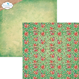 Elizabeth Craft Designs - Papirpakke 30.5x30.5 - Festive Holly
