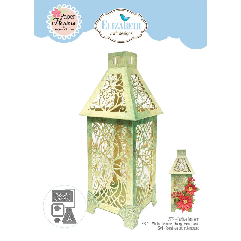 Elizabeth Craft Designs - Paper Flowers - Festive Lantern