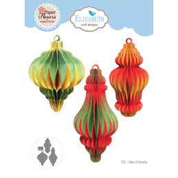 Elizabeth Craft Designs - Paper Flowers - Festive Ornaments