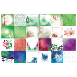 Arden Creative Studio - Papirblok 30x30 - Vintage Christmas