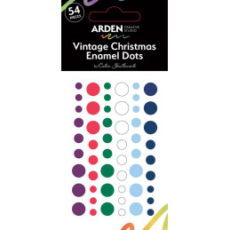 Arden Creative Studio - Enamel Dots - Vintage Christmas