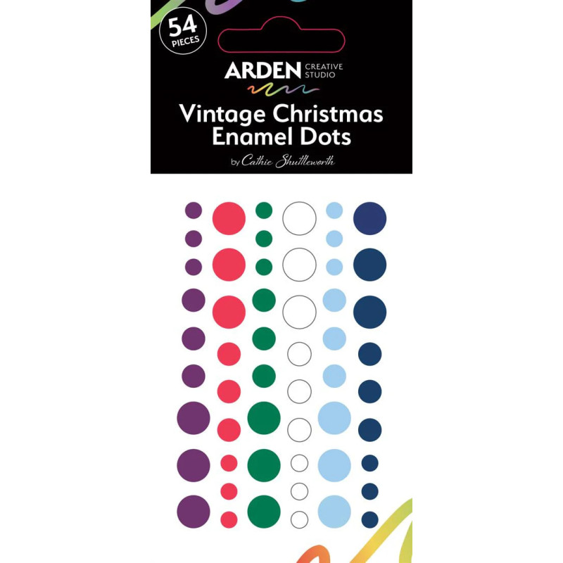 Arden Creative Studio - Enamel Dots - Vintage Christmas
