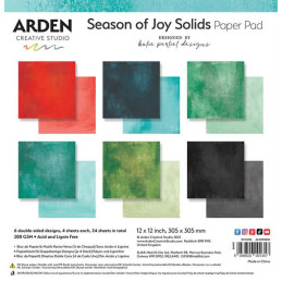 Arden Creative Studio - Papirblok 30x30 - Season Of Joy - Solids