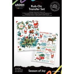 Arden Creative Studio - Rub-On Transfer Set - Season Of Joy