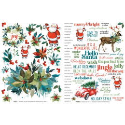 Arden Creative Studio - Rub-On Transfer Set - Season Of Joy