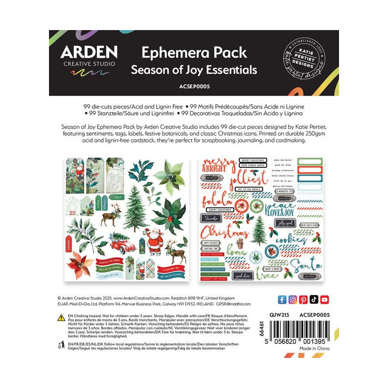 Arden Creative Studio - Ephemera Pack - Season Of Joy