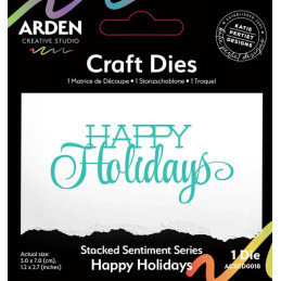 Arden Creative Studio - Stacked Sentiment Series - Happy Holidays