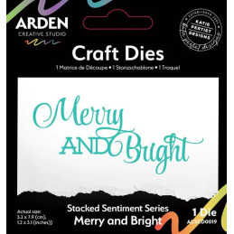 Arden Creative Studio - Stacked Sentiment Series - Merry And Bright