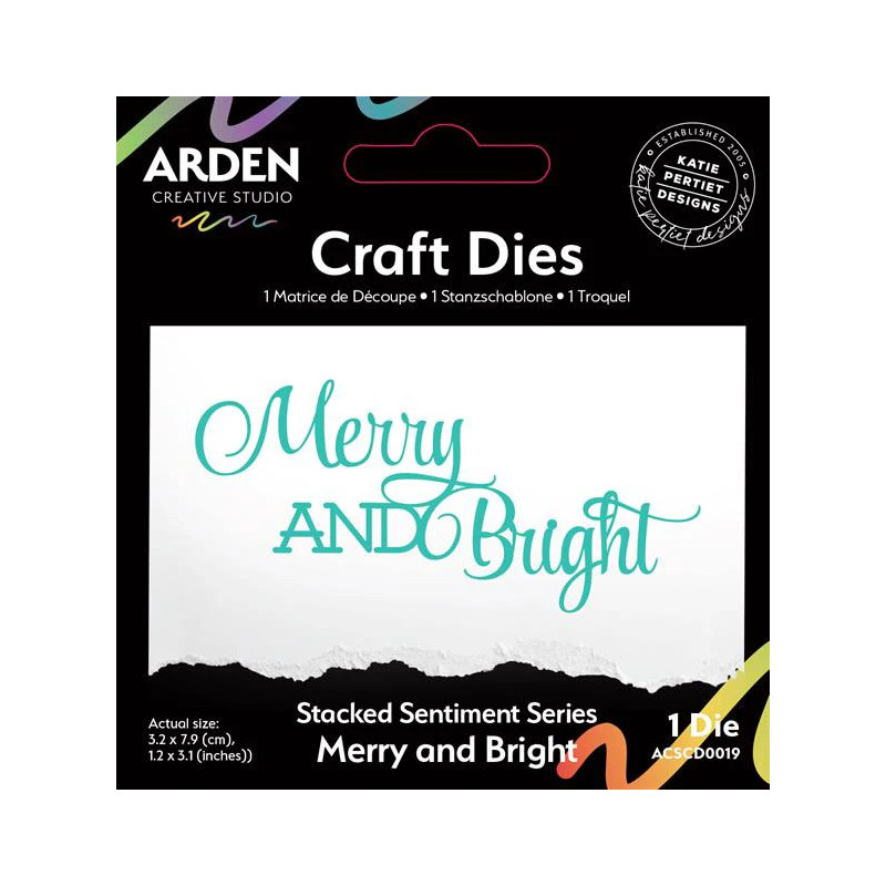 Arden Creative Studio - Stacked Sentiment Series - Merry And Bright