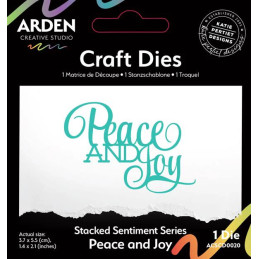Arden Creative Studio - Stacked Sentiment Series - Peace And Joy