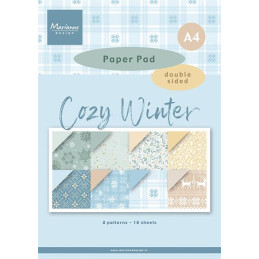 Marianne Design - Papirblok A4 - Cozy Winter - PK9212