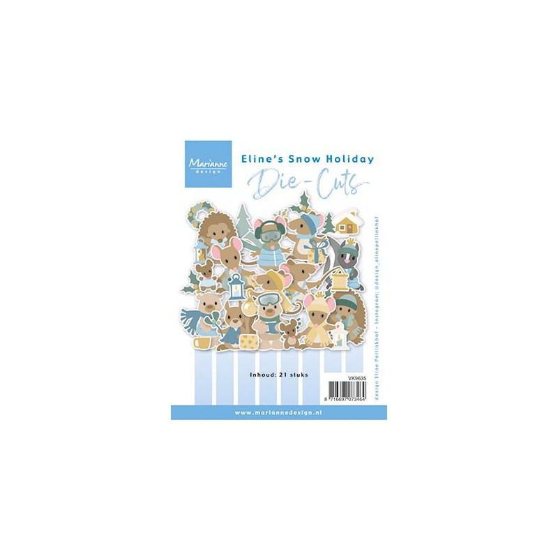 Marianne Design - Die-Cuts - Eline's Snow Holiday - VK9635