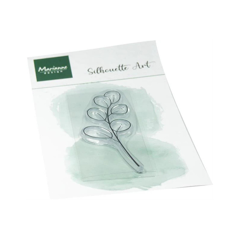 Marianne Design - Clear Stamps - Silhouette Art - Eucalyptus Twig - CS1181