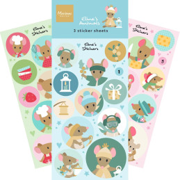 Marianne Design - Stickers - Eline's Mice - CA3207