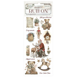 Stamperia - Rub-On - The Owl's House - Teddy Bears - DFLRB179
