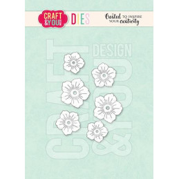 Craft & You - Mini Flowers By Gosia - CW358
