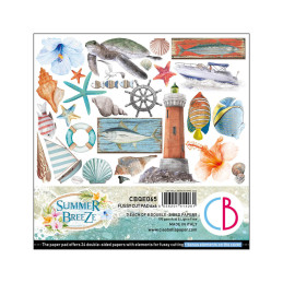 Ciao Bella - Papirpakke 6x6 - Fussy Cut - Summer Breeze