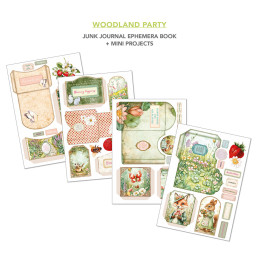 Ciao Bella - Junk Journal Ephemera Book A4 - Woodland Party