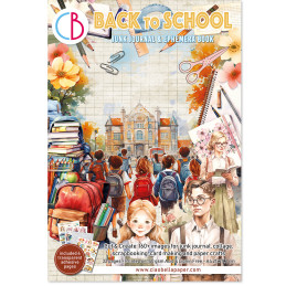 Ciao Bella - Junk Journal Ephemera Book A4 - Back To School