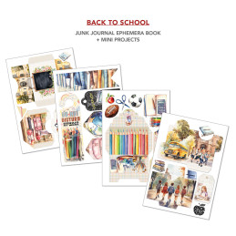 Ciao Bella - Junk Journal Ephemera Book A4 - Back To School
