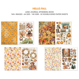 Ciao Bella - Junk Journal Ephemera Book A4 - Hello Fall