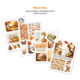 Ciao Bella - Junk Journal Ephemera Book A4 - Hello Fall