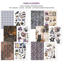 Ciao Bella - Junk Journal Ephemera Book A4 - Dark Academia