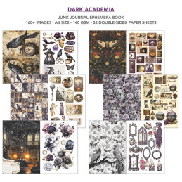 Ciao Bella - Junk Journal Ephemera Book A4 - Dark Academia