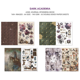Ciao Bella - Junk Journal Ephemera Book A4 - Dark Academia