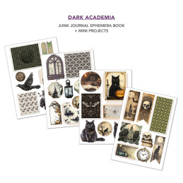 Ciao Bella - Junk Journal Ephemera Book A4 - Dark Academia