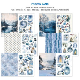 Ciao Bella - Junk Journal Ephemera Book A4 - Frozen Land