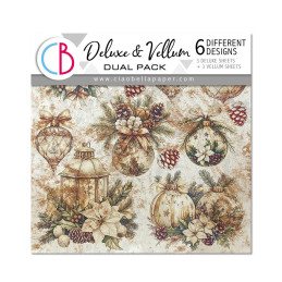 Ciao Bella - Papir/Vellum 6x6 - Deluxe Paper Pearl Copper & Vellum Mix -Winter Season