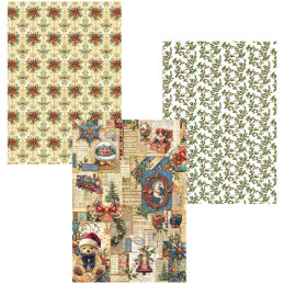 Ciao Bella - Papir/Vellum A4 - Deluxe Paper Gold & Vellum Mix - Toy Shop