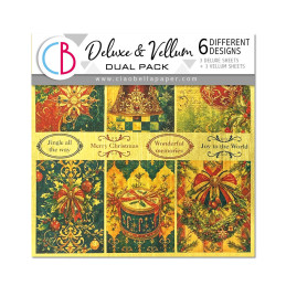 Ciao Bella - Papir/Vellum 6x6 - Deluxe Paper Gold & Vellum Mix - Toy Shop