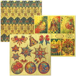 Ciao Bella - Papir/Vellum 6x6 - Deluxe Paper Gold & Vellum Mix - Toy Shop