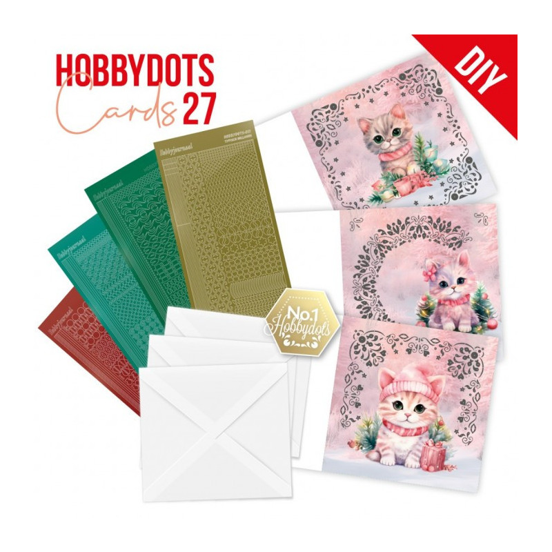 Dot And Do Cards 27 - Pink Christmas